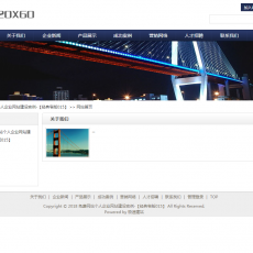   藏青蓝经典窄版个人企业网络推广PC版免费网站建设模板-015#永久免费自助建站系统